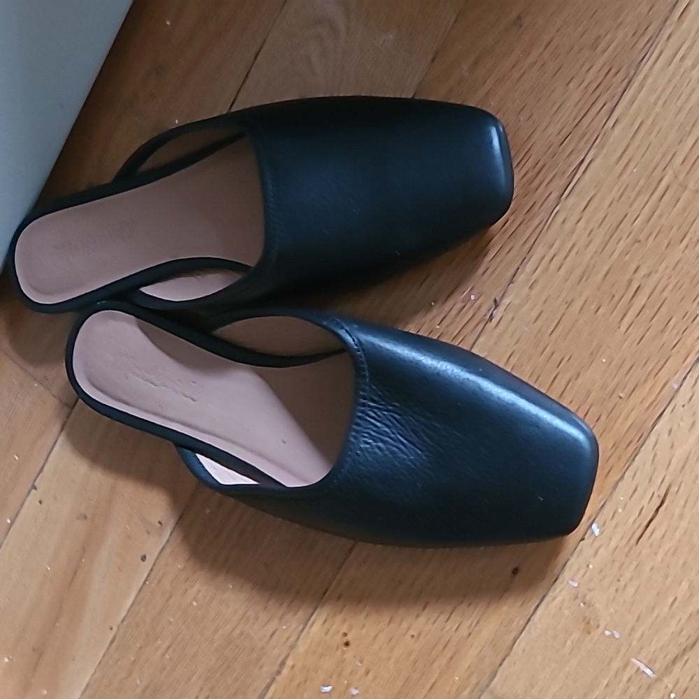 Madewell Leather Mules size 8
